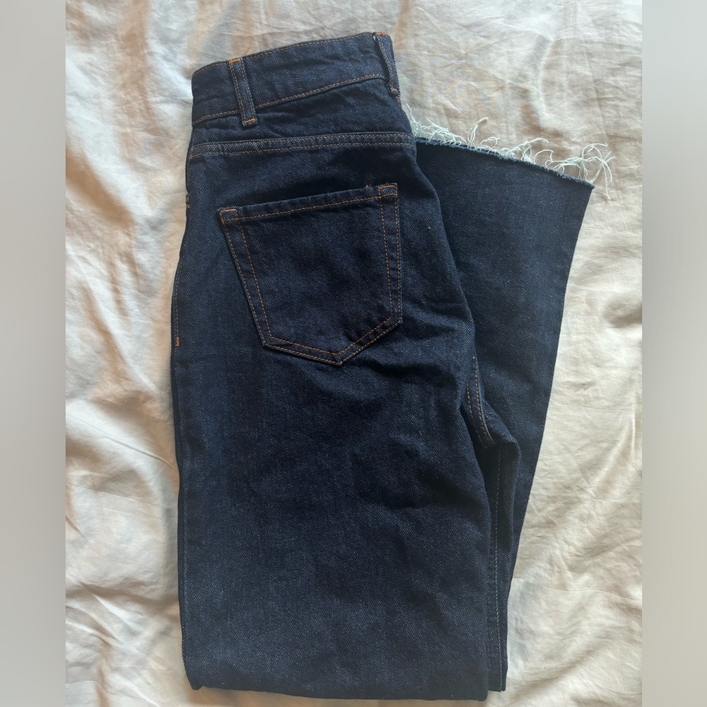 Dark indigo zara jeans